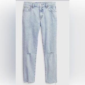 Gap jeans women’s 28 / 6 p petite Mid Rise Girlfriend Jeans with Washwell NWT